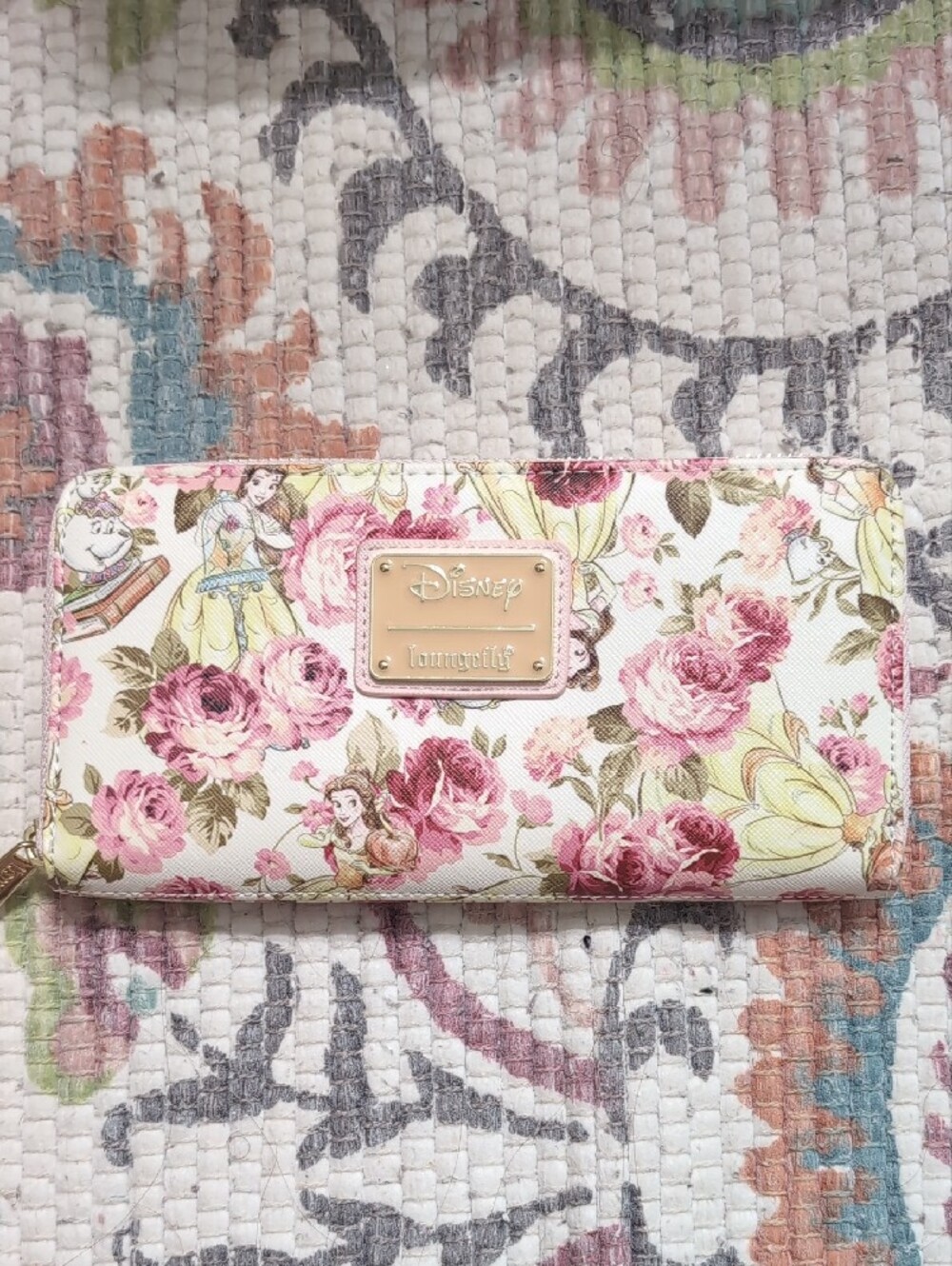 Disney Floral Mini Backpack and Wallet Set - Pink Rose Print - Picture 9 of 10